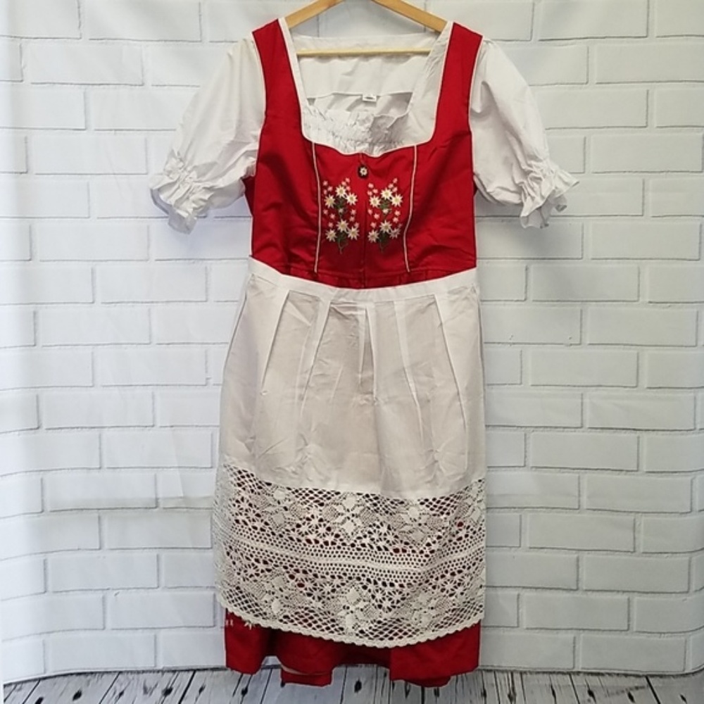 Dirndl Trachten Haus 3-pc Germanwear Dress B6D